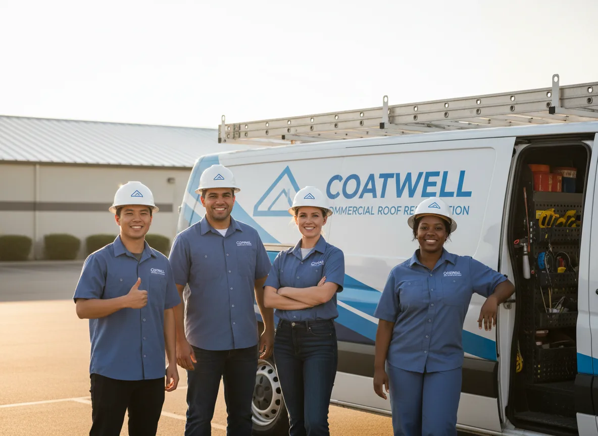 Commercial roof coating company in Windsor, MA